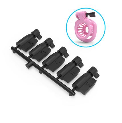 Perma-Lock Cage Lock – BLACKEDPinkPilled