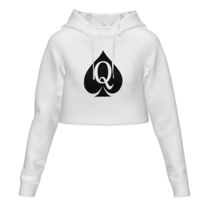 Spade Crop Hoodie